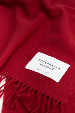 CPH SHAWL 6 wool mix red - alternative 1