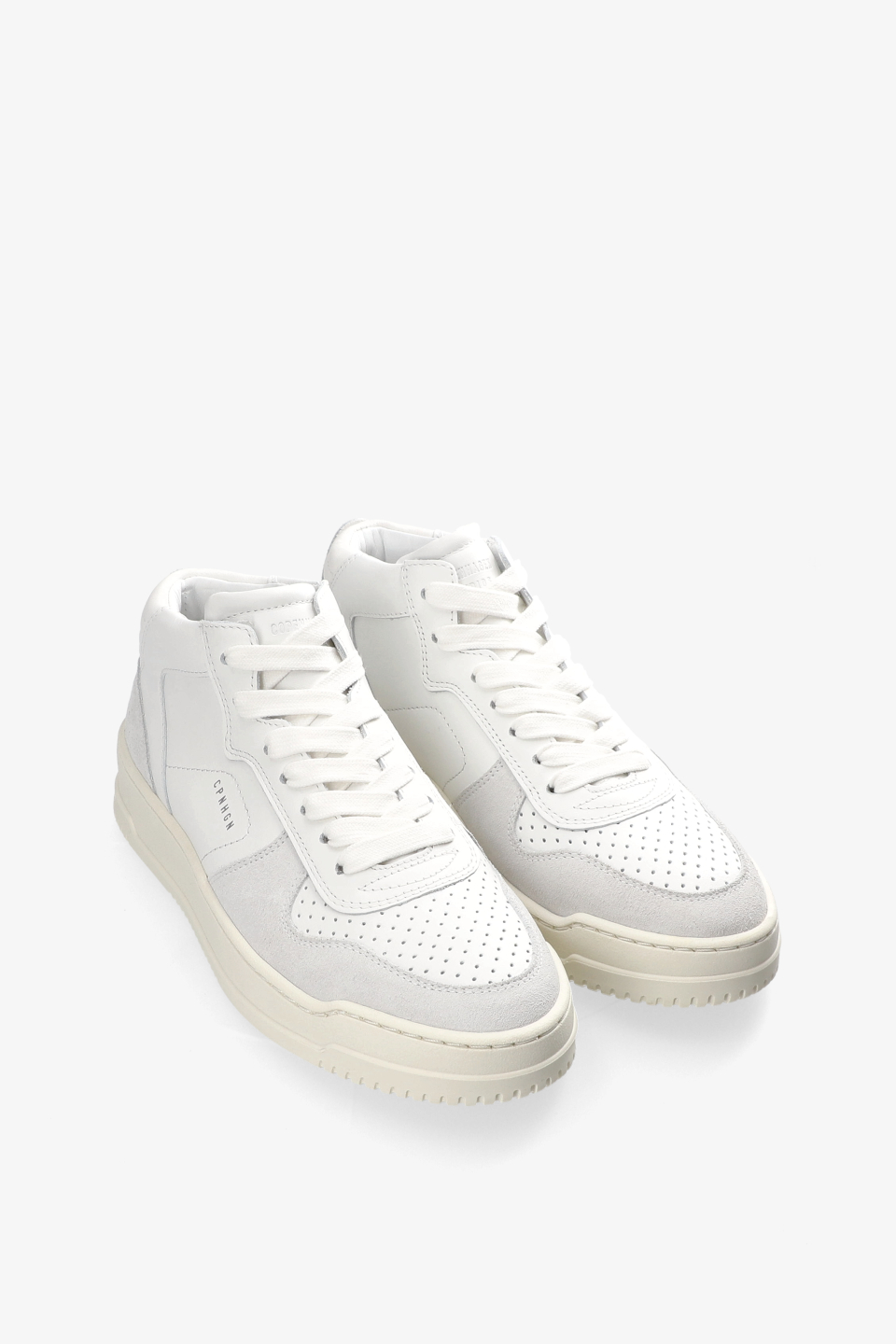 CPH167 leather mix white - alternative 1