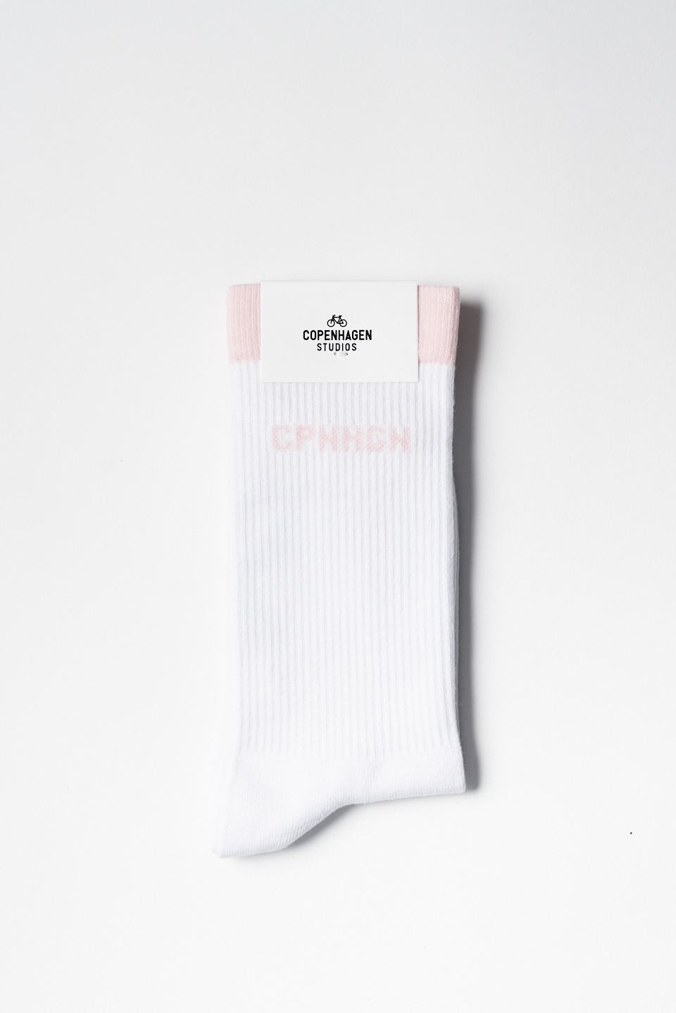 CPH SOCKS 2 cotton blend white/light rose