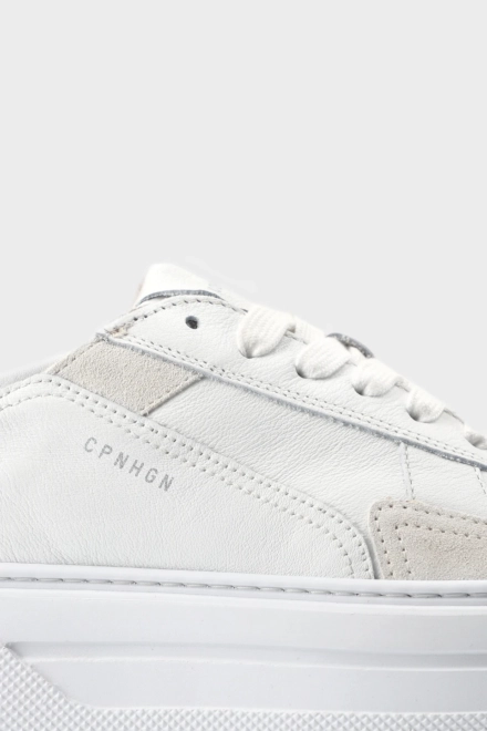CPH189 leather mix white