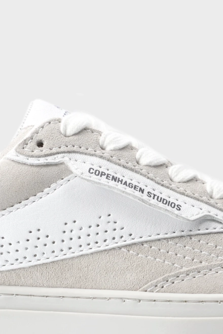 CPH90 leather mix light grey/white