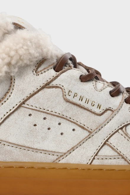 CPH63 vintage leather teddy cream