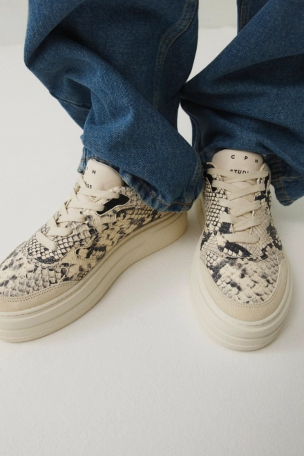 CPH191 leather mix snake cream