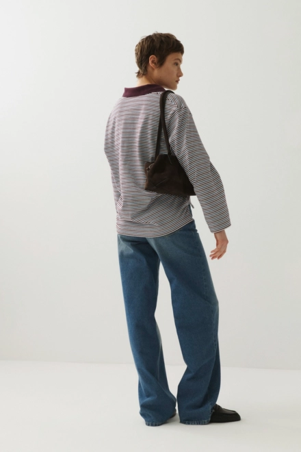 CPH POLOSHIRT 1 cotton blue striped