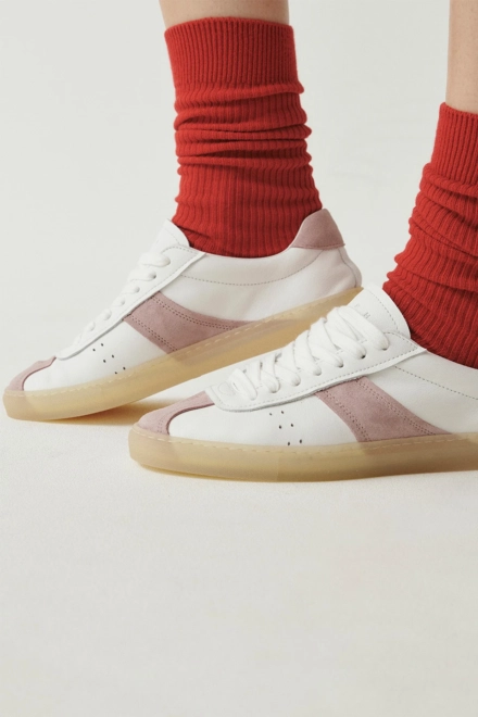 CPH98 leather mix white/pink