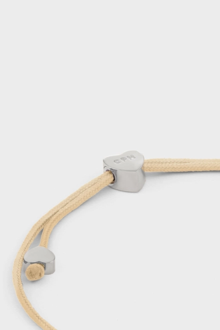 CPH BRACELET 2 balloon hearts silver/cream