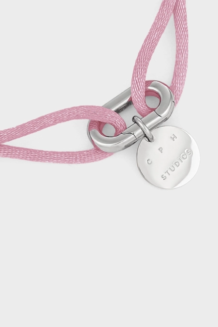 CPH BRACELET 3 cord silver/pink