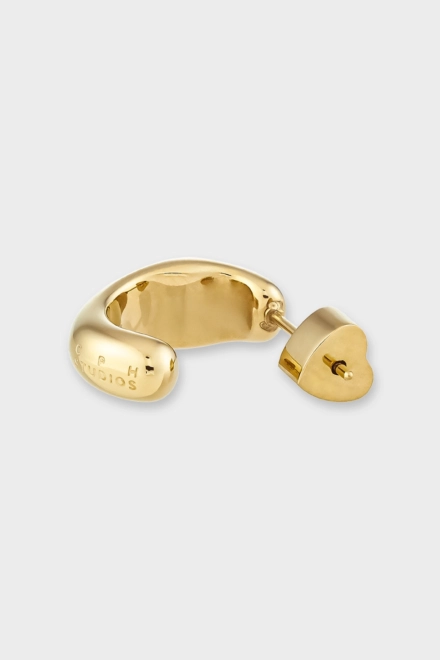 CPH EARRING 3 off shape gold