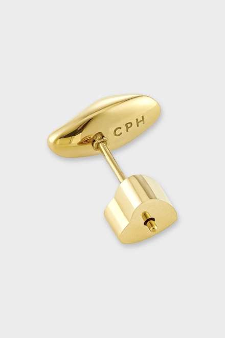 CPH EARRING 4 off shape gold