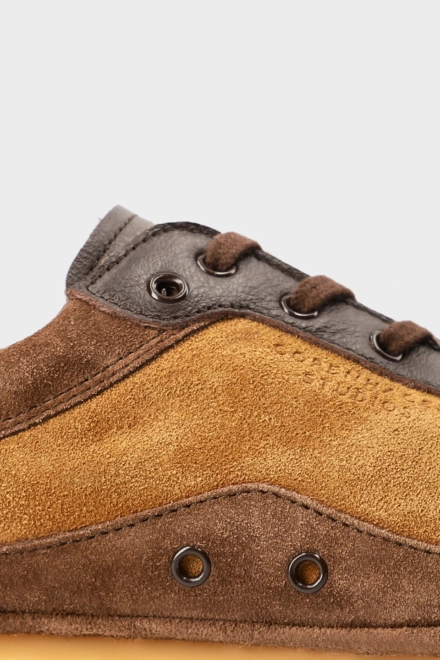 CPH723 leather mix chocolate