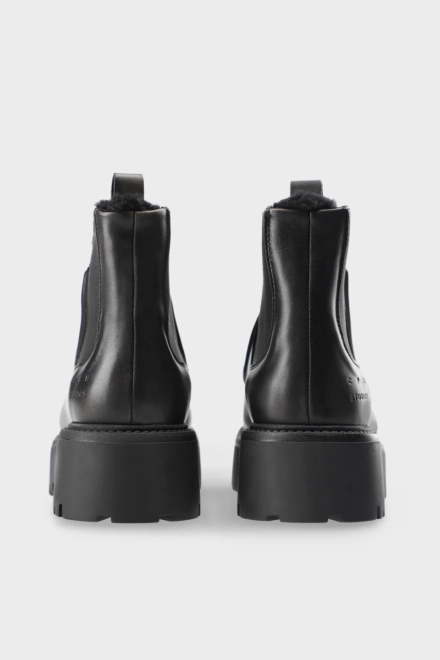 CPH725 vintage leather teddy black