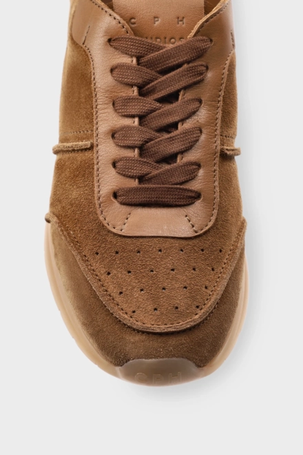 CPH740 leather mix new brown