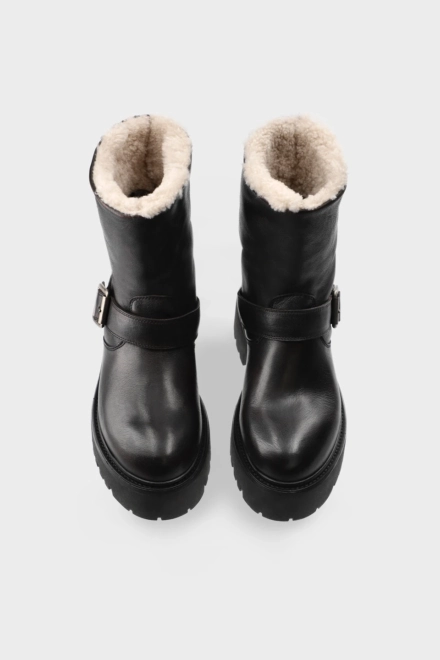 CPH900 grainy leather teddy dark brown