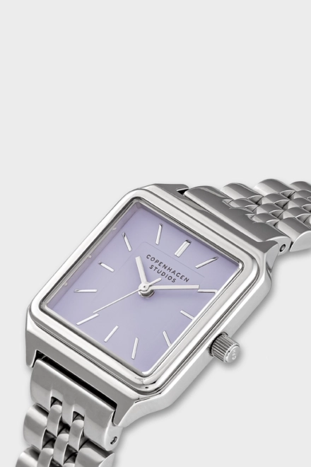 CPH WATCH 2 vintage square silver/lavender