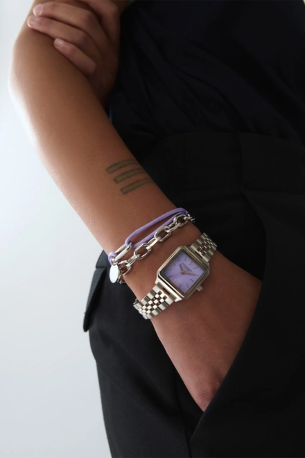 CPH WATCH 2 vintage square silver/lavender