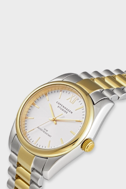 CPH WATCH 3 classic round gold/silver