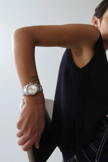CPH WATCH 3 classic round silver