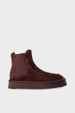 CPH267 suede teddy dark berry