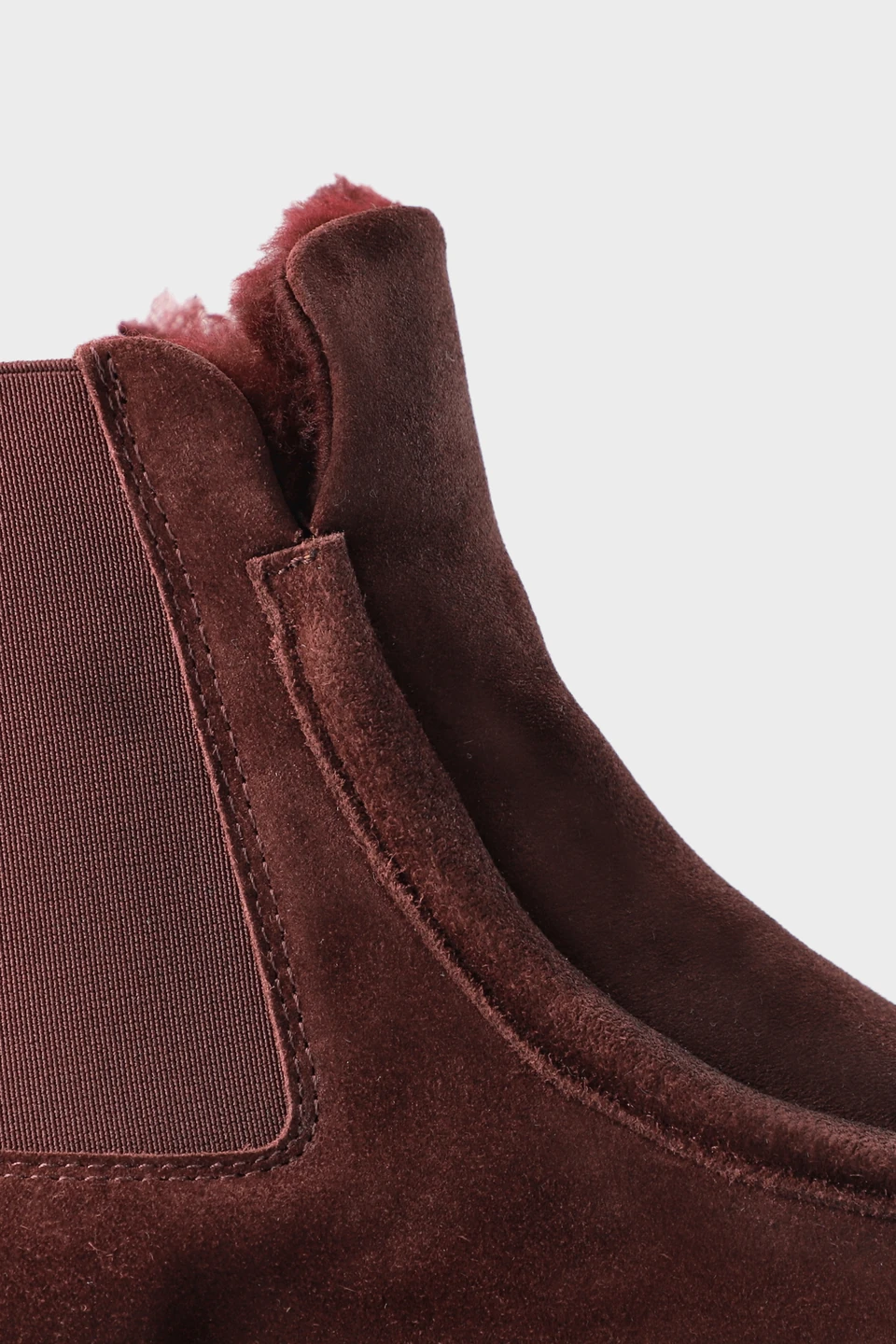CPH267 suede teddy dark berry - alternative 2
