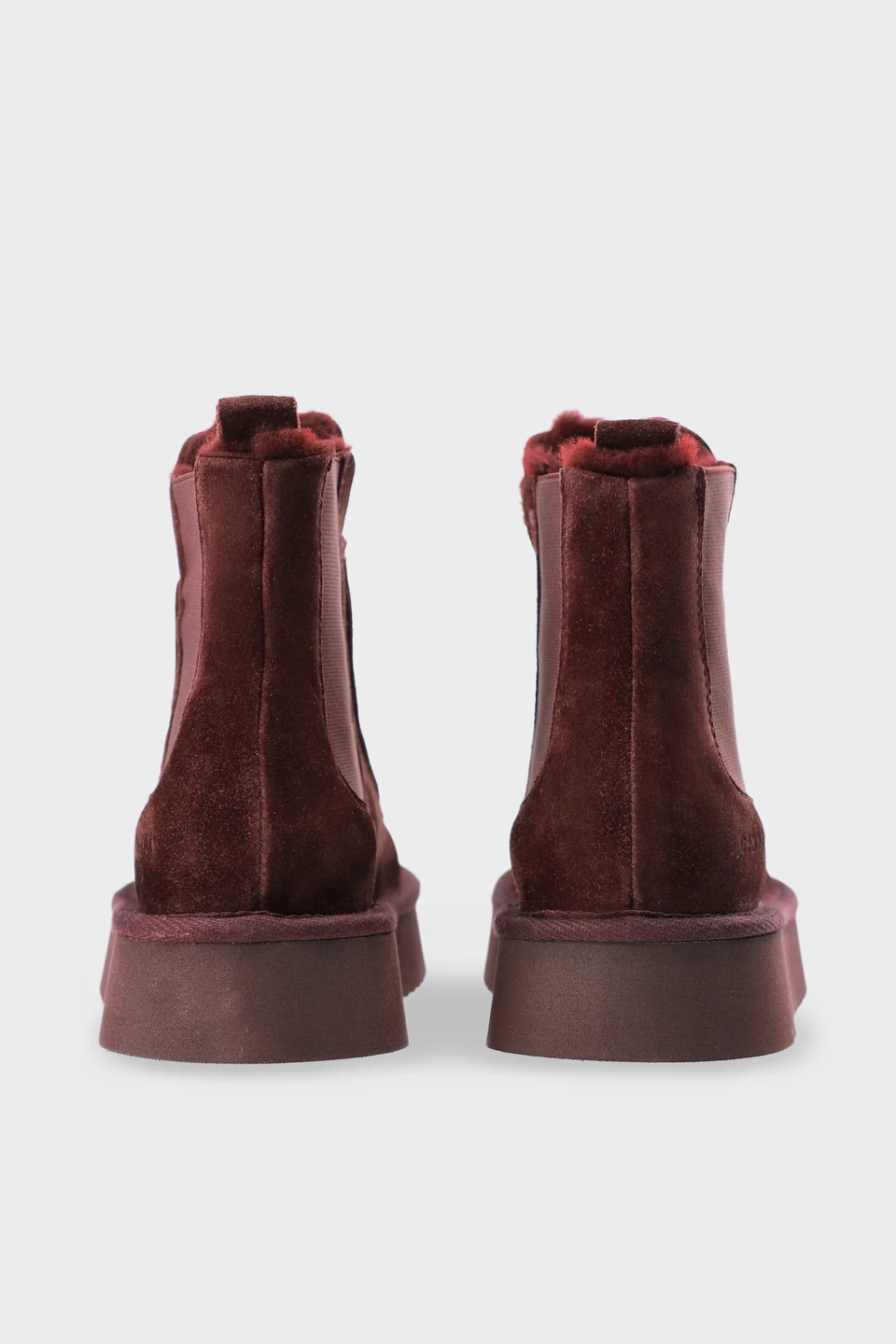 CPH267 suede teddy dark berry - alternative 3
