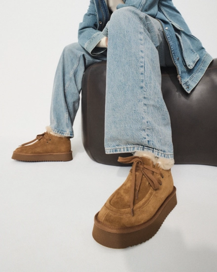 CPH284 suede teddy new brown