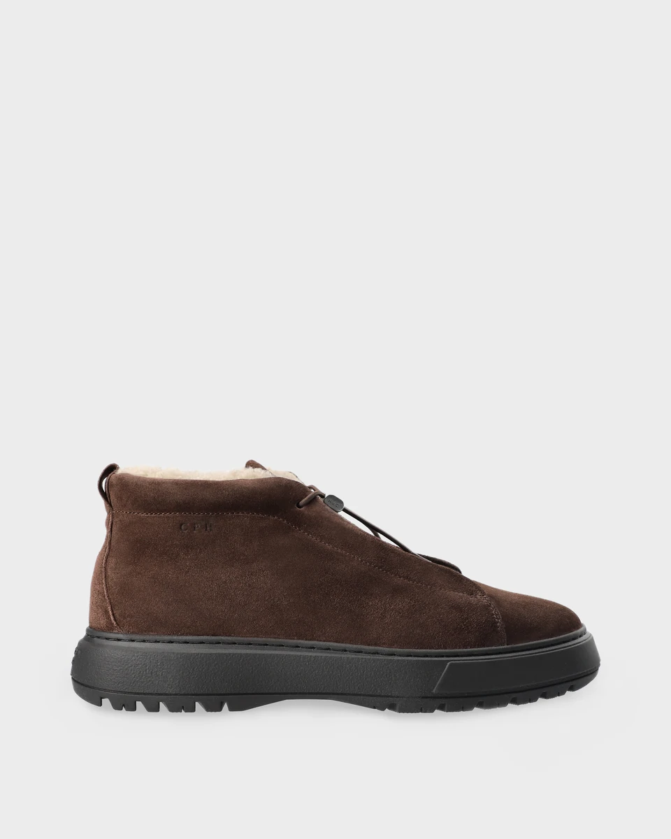 CPH604M suede teddy chocolate