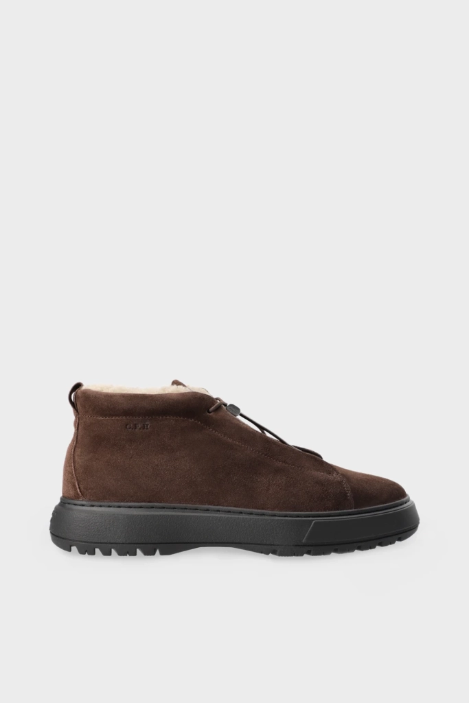 CPH604M suede teddy chocolate