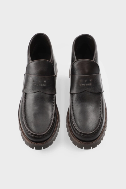 CPH846 vintage leather dark brown