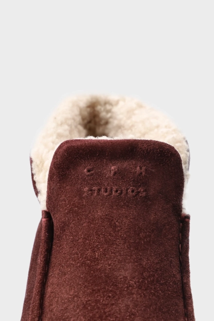 CPH847 suede teddy dark berry