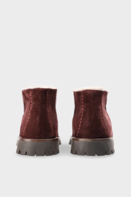 CPH847 suede teddy dark berry