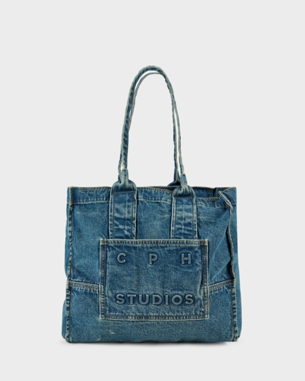 CPH BAG 5 washed denim blue
