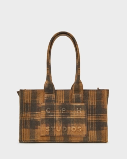 CPH BAG 16 recycled suede brown check