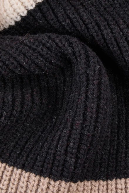 CPH SHAWL 29 wool mix beige striped