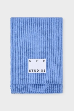 CPH SHAWL 29 wool mix blue