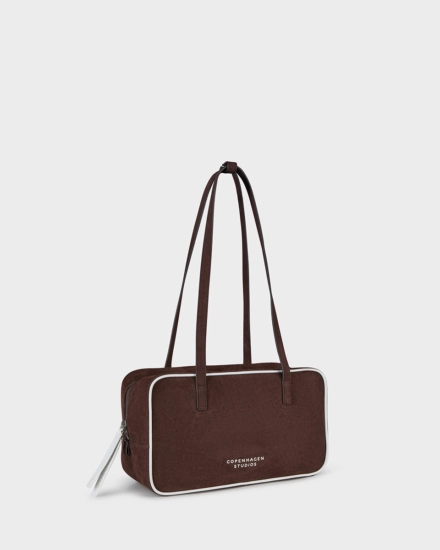 CPH BAG 25 recycled suede chocolate