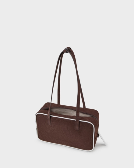 CPH BAG 25 recycled suede chocolate