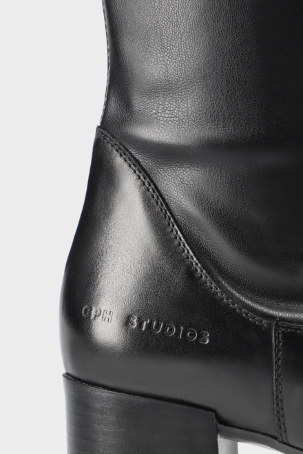 CPH304 leather/vegan stretch black