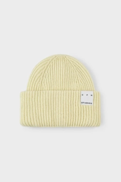 CPH BEANIE 3 wool butter yellow