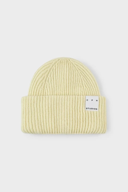 CPH BEANIE 3 wool butter yellow
