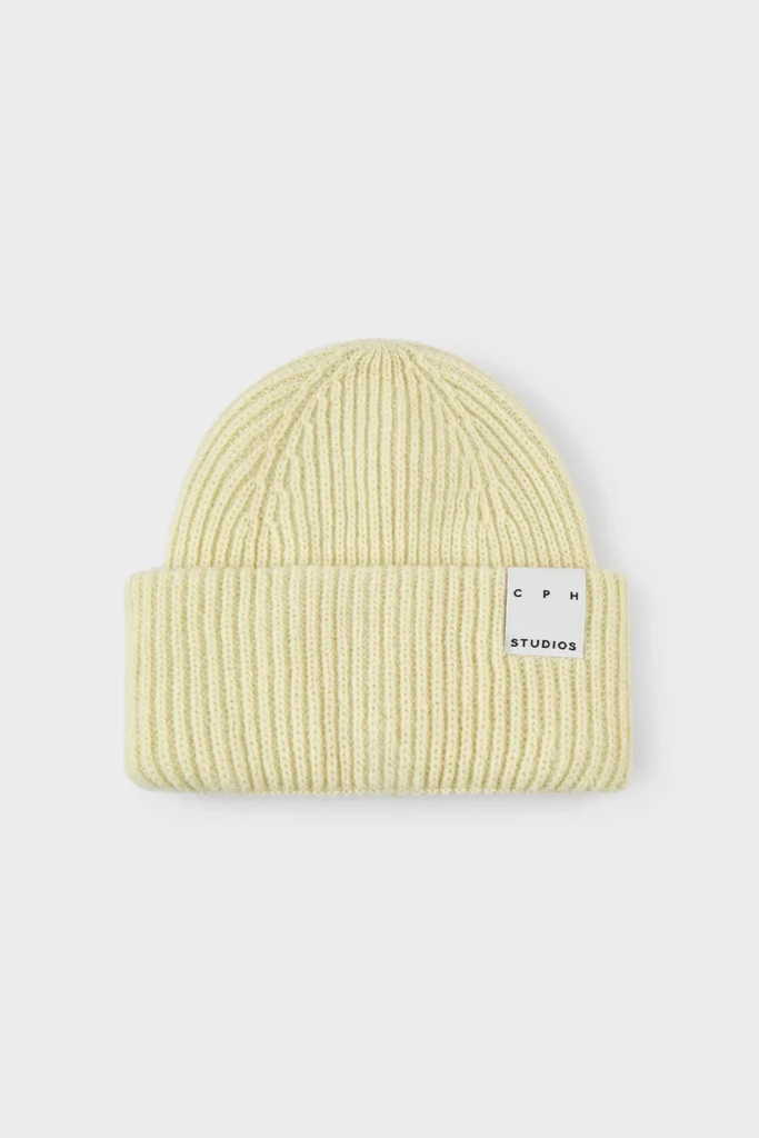 CPH BEANIE 3 wool butter yellow