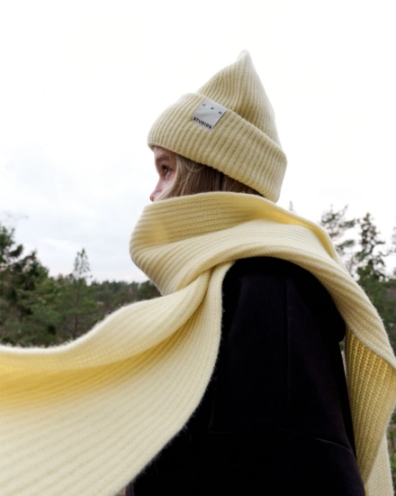 CPH BEANIE 3 wool butter yellow