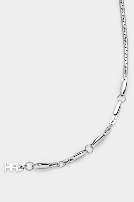 CPH NECKLACE 8 mini edgy silver