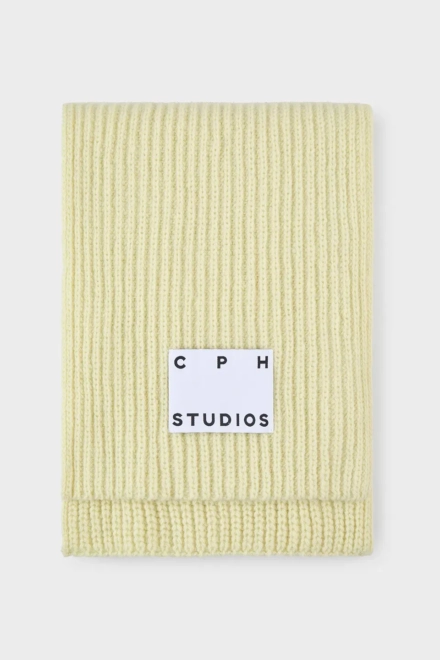 CPH SHAWL 29 wool butter yellow