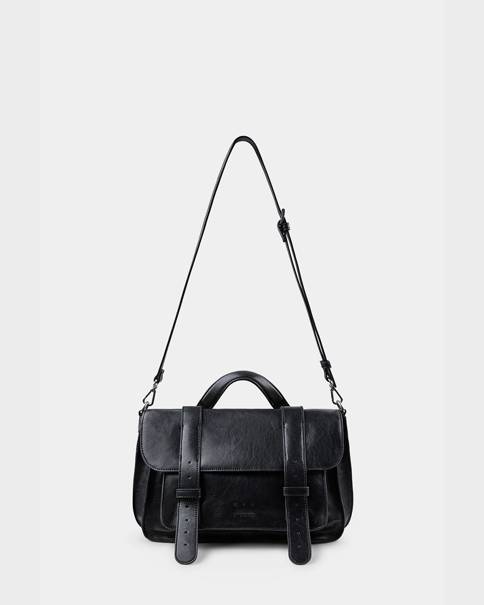 CPH BAG 9 recycled vintage leather black