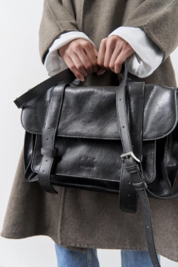 CPH BAG 9 recycled vintage leather black - alternative 2