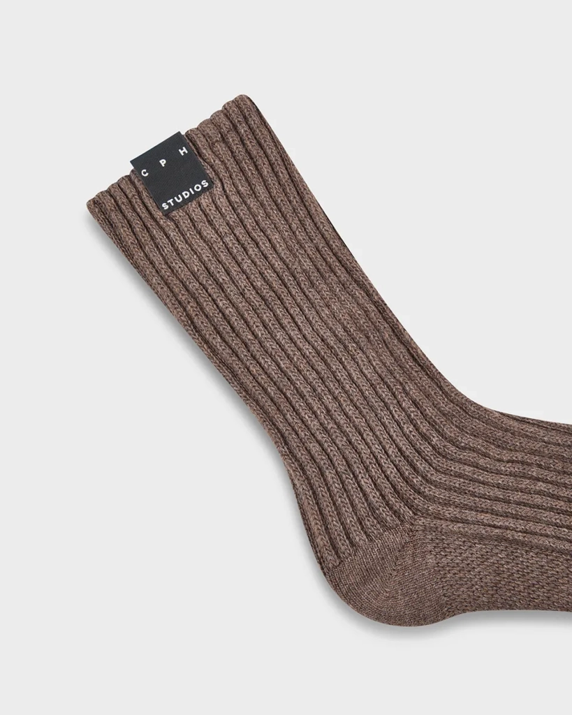 CPH SOCKS 16 wool mix chocolate - alternative 1