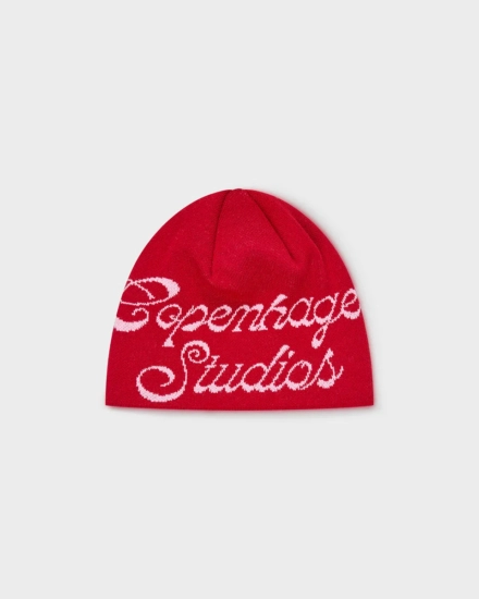 CPH BEANIE 7 wool mix red