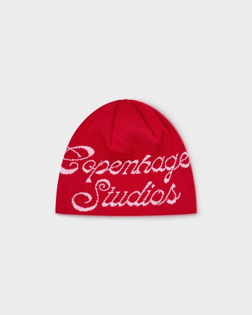 CPH BEANIE 7 wool mix red