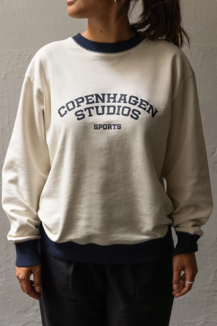 CPH SWEATER 3 cotton cream/navy