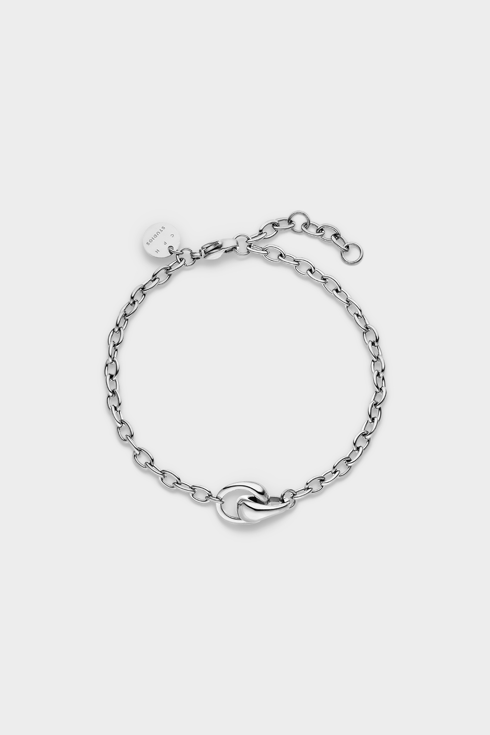 CPH BRACELET 11 organic infinity silver